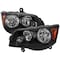 Spec-D Tuning 11-18 Dodge Caravan Headlights- Black 2LH-CAR11JM-RS - alternate 1